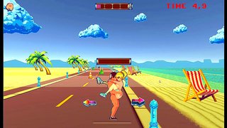 Voluptuous Skater Babe Receives Creampie Then Dives into Hot 69 on Sunlit Shore