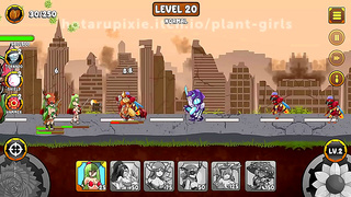 Plant Girls Battle Horny Insects with Busty Charm in Ecchi Tower Defense