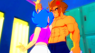 Emi Desires Jocks Muscular Power in Hot Gym Tryst