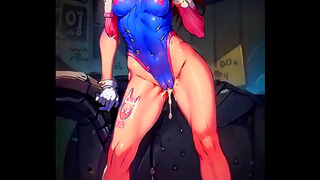 D.Vas Seductive AI Dance Ignites Ahegao Desires – DarkerMakker123 Erotic Vision
