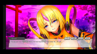 Hitomi Overwhelmed by Pleasure in Hot Hentai Gaming Fantasy