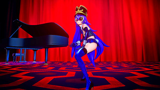Chevreuse Embraces Forbidden Desire in Sultry Genshin MMD Fantasy