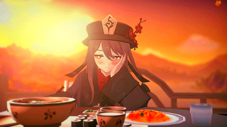 Ambers Hot Genshin Harem Night Ignites with Fiery Multi-Lover Action