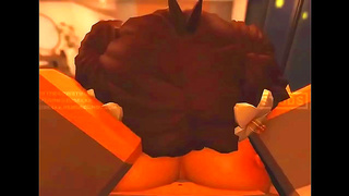 Anime Roblox Girl Gets Pleasured in Hot Busty Blowjob Scene