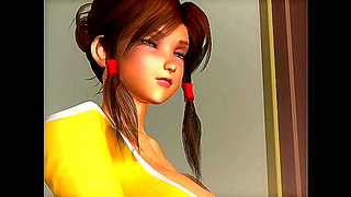 Asian Beauty Rides Wild Passion in Steaming 3D Hentai Fantasy Adventure