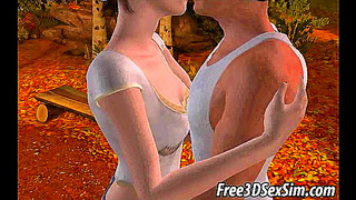 Brunette Goddess Enjoys Outdoor Pleasure – Sensual Fingering Oral Bliss in 3D Hentai