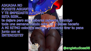Fembots Clash: Ninja Spy Seduces Rival in Steamy Hentai JOI Tryst