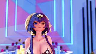 Candace Gives In To Lustful Urges in Sensual Genshin MMD Adventure