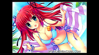 Lush Anime Babe Shows Off Voluptuous Figure in Sultry Ecchi Scene