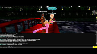 Passionate 3D Anime Tryst – Fiery Virtual Romance Unfolds in IMVU