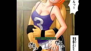 Nami Tempts Rogue Pirates in Sultry Hentai Seascape Fantasy