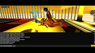Blue Goddess Seduces Cyber Warrior in Hot Virtual Lust Fest