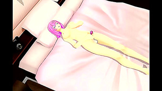 Dickgirl Teases Pleases in Sultry Hentai Masturbation Fantasies