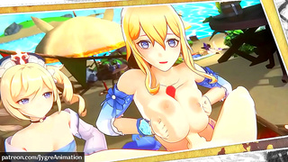 Gorgeous Genshin Goddess Rides Wild for Mind-Blowing Orgasm – 3D Hentai Fantasy