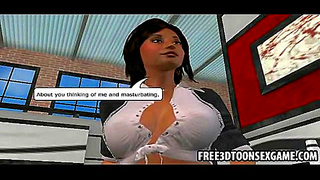 Teen Dream Pleasures Two Men in Steamy 3D Hentai Mnage Trois Adventure