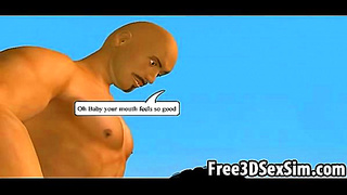 Hot Honey Rides Him Raw Outdoors – Steamy 3D Sex on a Boat Trip