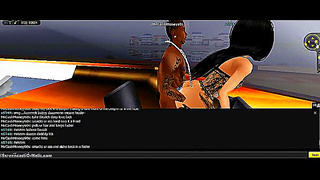Anime Beauty Ignites Hot 3D Adventure in IMVU Fantasy Realm