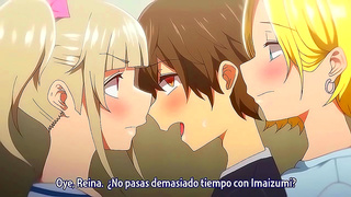 Forbidden Desires Unfold as Anime Friends Embrace in Steamy Encounter