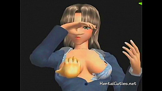 Voluptuous Hentai Beauty Teases Pleasures Herself to Ecstasy