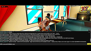 IMVU Lovers Ignite Passion in Steaming 3D Hentai Bedroom Tryst