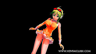 Gumi Whispers Forbidden Desires in Sultry Anime MMD Encounter