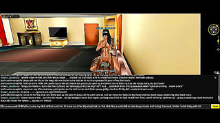 Passionate 3D Lovers Spark Steaming Romance in Opulent Hotel Encounter