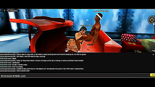 Divine Anime Beauty Ignites Hot Xmas Encounter in IMVU Realm