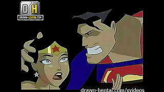 Superman Claims Wonder Woman in Fiery Anal Encounter Ending With Oral Pleasure