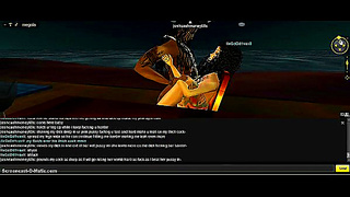 Sultry 3D Diva Romance Under Golden Sunlight – Hot IMVU Encounter