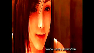 Tifa Locked Tight—Wild Hentai Ride From Behind With No Mercy