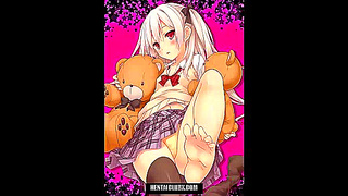 Alluring Ecchi Maidens Entwined in Sensual Hentai Embrace