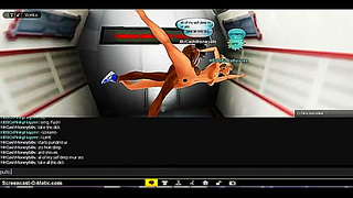 Anime Babe Enjoys Wild 3D IMVU Ride in Sultry Virtual Romance
