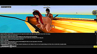 Busty Anime Babe Tempts Lover in Steamy 3D IMVU Tryst