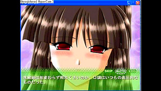 Cute Anime Babe Rides Hard in Hot Eroge-Inspired Bedroom Action