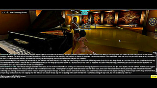 Curvy Gaming Goddess Enjoys Wild Double Penetration in Hot Anime Tryst