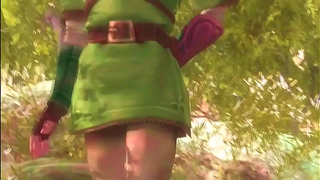 Zelda Yields to Links Burning Desire in Sultry 3D Hentai Adventure