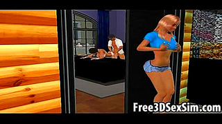 Luscious 3D Babes Share Fiery Desires in Steaming Group Fantasy