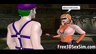 Joker Rules Voluptuous 3D Goddesses in Steamy Hentai Orgy Fantasyy