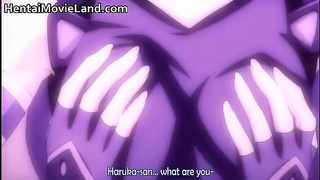 Haruka Lures Shinobi into Forbidden Pleasures Under Tokyos Moonlight