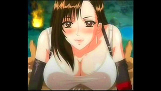 Tifa Tempts Cloud with Seductive Blowjob in Steaming Hot HentaiFantasy