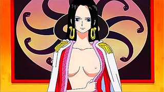 Boa Hancocks Seductive Dance Ignites Forbidden Desire in One Piece Fantasy