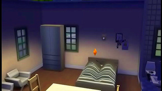Lesbian Sims Spark Hot Animated Romance in Fantastical Lust-Filled Tryst