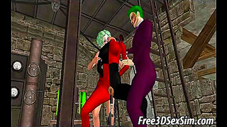Harley Quinns Steamy Self-Pleasure Fantasy Unfolds in Vivid 3D Animation