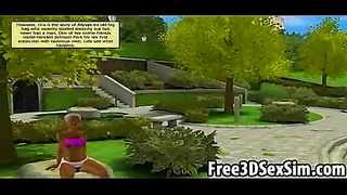 Foxy Ebony Beauty Pleasures Crowds in Hot Park Fantasy – HD Hentai