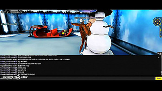 Anime Babe Seduces Her Mate in IMVUs Steamy Holiday Fantasy – Hot Christmas Nights