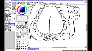 Curvy Teens Steamy Tattooed Fantasy Comes Alive in Horny Animation
