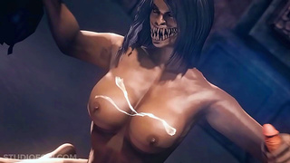 Mileena Seduces Hellspawn with Fiery Blowjobs in Steamy Hentai Adventure