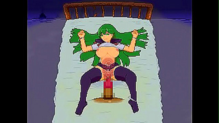 Victorious Anime Warrior Claims Her Reward with Hot creampie cumshot