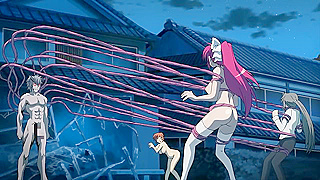 Plump Ginger Catgirl Impaled by Tentacle Beasts Massive Cock Anal Ride