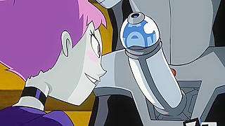 Jinx Seduces Cyborg with Forbidden Pleasures in Steamy Titan Tryst